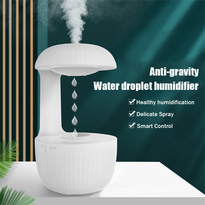 Anti-Gravity Water Drop Humidifier – Quiet Cool Mist